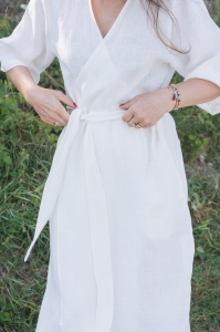 Kimono lniane śmietanka